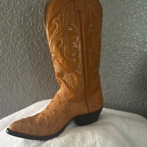 Tan Leather Cowboy Boots