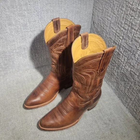 Tecovas The Jamie Women's Size 6.5 B US Walnut Cowhide Leather Cowboy Boots
