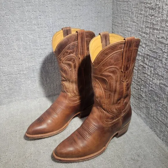 Tecovas The Jamie Women's Size 6.5 B US Walnut Cowhide Leather Cowboy Boots