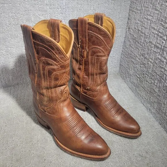 Tecovas The Jamie Women's Size 6.5 B US Walnut Cowhide Leather Cowboy Boots