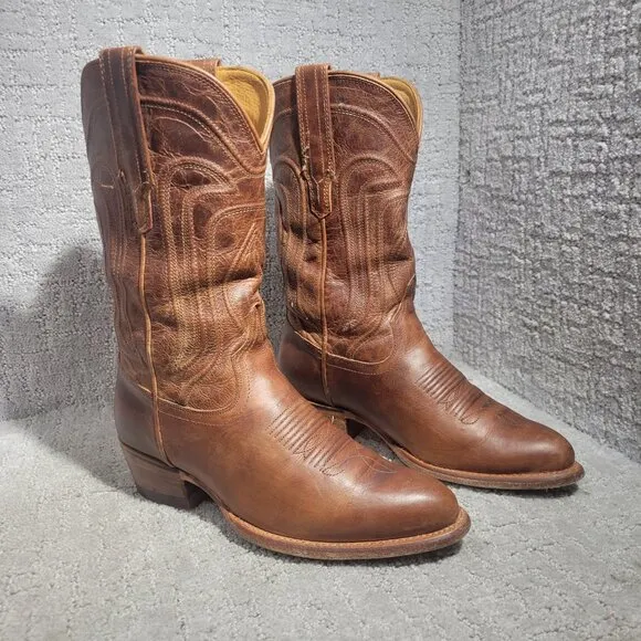 Tecovas The Jamie Women's Size 6.5 B US Walnut Cowhide Leather Cowboy Boots