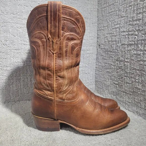 Tecovas The Jamie Women's Size 6.5 B US Walnut Cowhide Leather Cowboy Boots