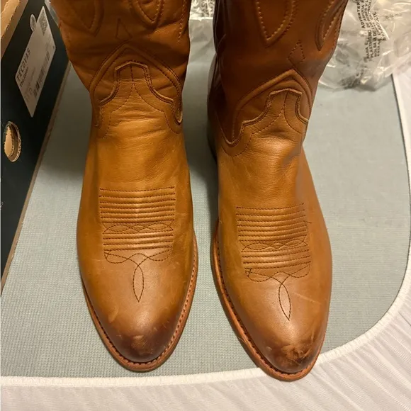 Tecovas The Jason Brown Leather Cowboy Boots