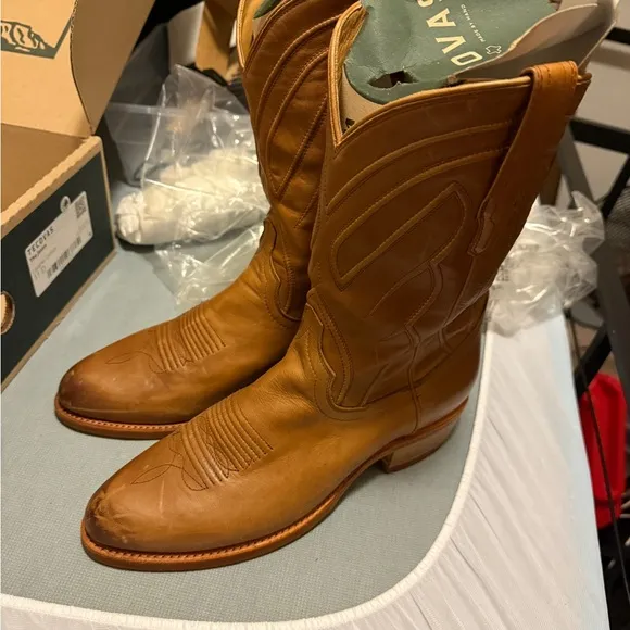 Tecovas The Jason Brown Leather Cowboy Boots