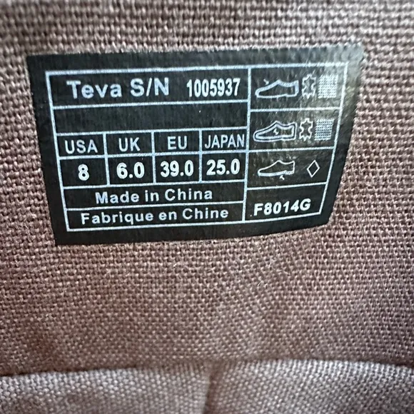 TEVA De La Vina Tall Waterproof Colorblock Brown Maroon Leather Riding Boots ~ 8