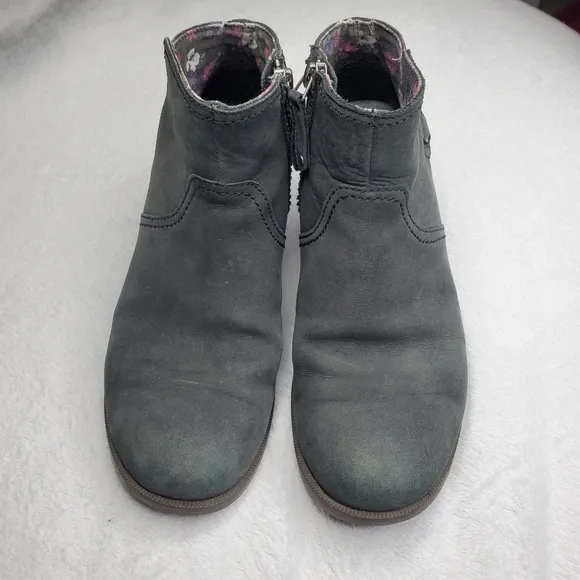 Teva Foxy Black Suede Leather Buckled Heeled Winter Ankle Boots