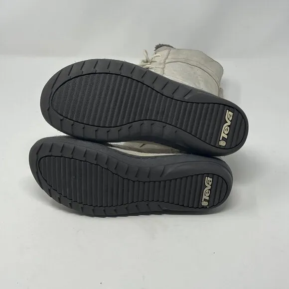 Teva 'Kiru' winter tall boots women white 5