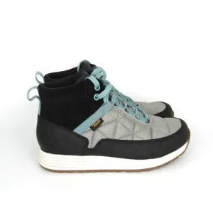 TEVA WOMEN'S ReEMBER COMMUTE WP ANKLE BOOTS IN BLACK GRAY SZ 5.5