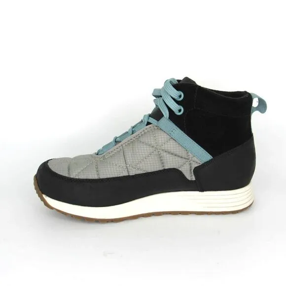 TEVA WOMEN'S ReEMBER COMMUTE WP ANKLE BOOTS IN BLACK GRAY SZ 5.5
