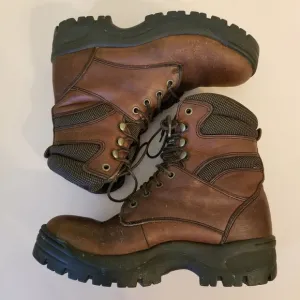 Texas Steer Sport 9.5 Brown Insulated Winter Work Boots Leather Military Combat