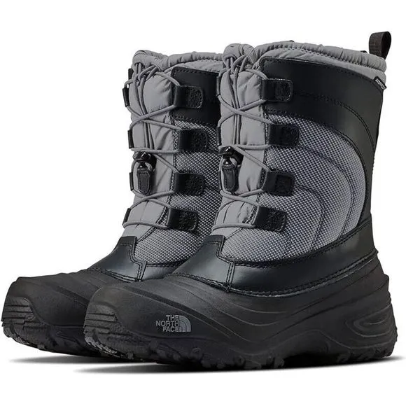 The North Face Alpenglow IV NF0A2T5PG69-040 Kids Zinc Gray Snow Boots 4 MOO126