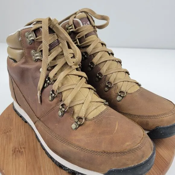 The North Face Back-to-Berkeley Redux Brown Leather Hiking Boots - Men's Size 12