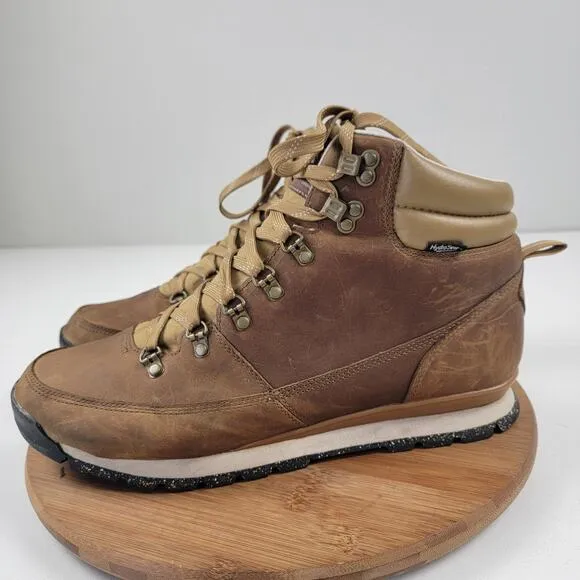 The North Face Back-to-Berkeley Redux Brown Leather Hiking Boots - Men's Size 12