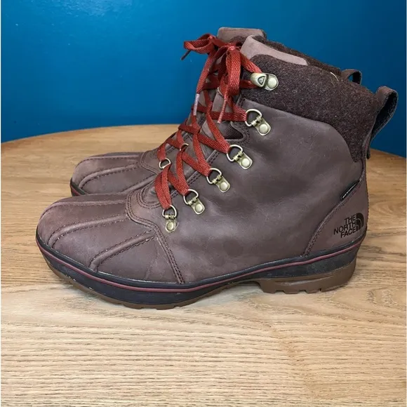 The North Face Ballard Duck Boots Waterproof Insulated Winter Brown Men’s 10