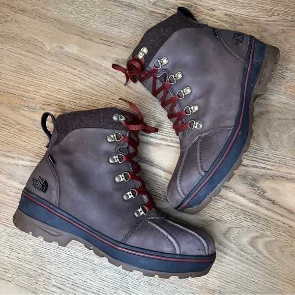 The North Face Ballard Duck Boots Waterproof Insulated Winter Brown Men’s 10