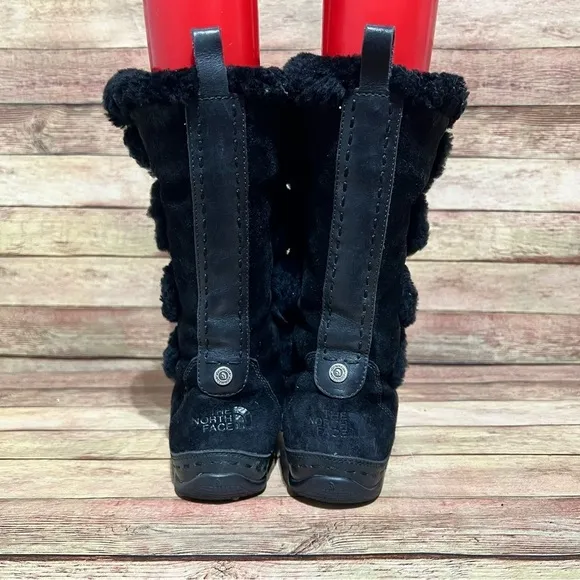 The North Face Black Suede Abby ll Winter Boots