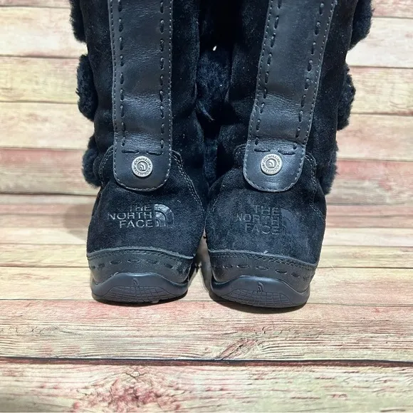 The North Face Black Suede Abby ll Winter Boots