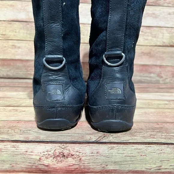 The North Face Black Suede Primaloft Winter Boots