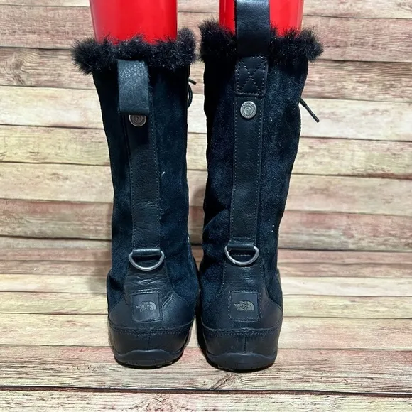 The North Face Black Suede Primaloft Winter Boots