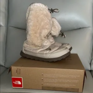 The North Face Cream Winter Boots