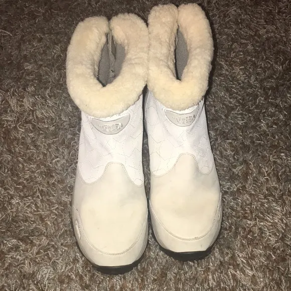 The North Face fleece boots