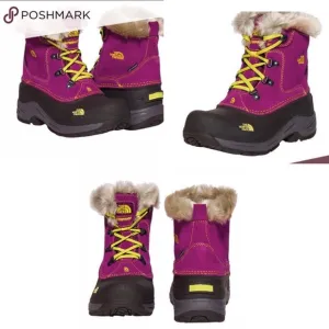 The North Face girls waterproof Mcmurdo Snow Boots