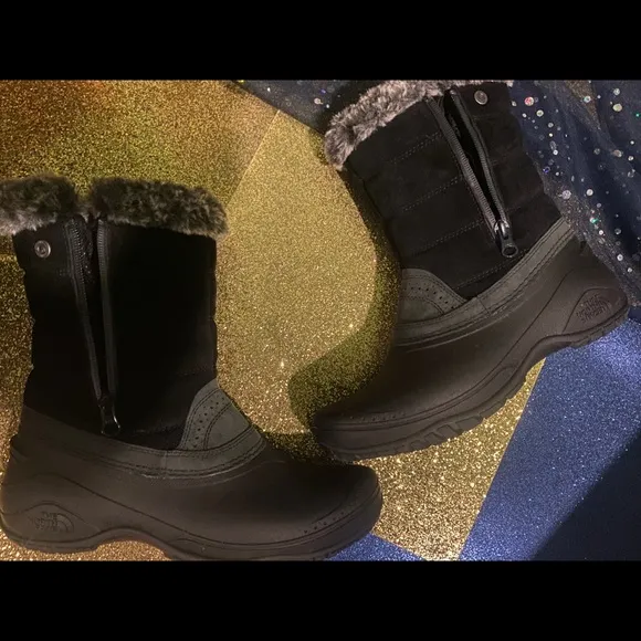 THE NORTH FACE SUEDE SNOW FUAX FUR SNOW Boots GORG