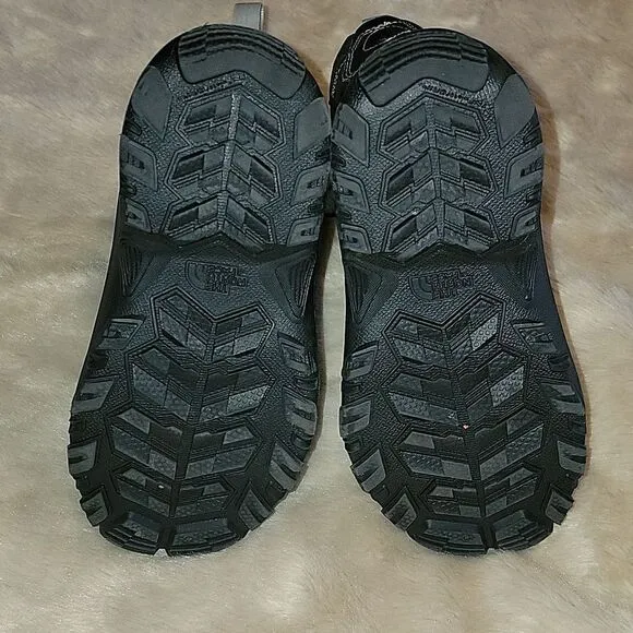 THE NORTH FACE TNF BLACK ALPENGLOW IV WATERPROOF WINTER BOOTS, SIZE 2