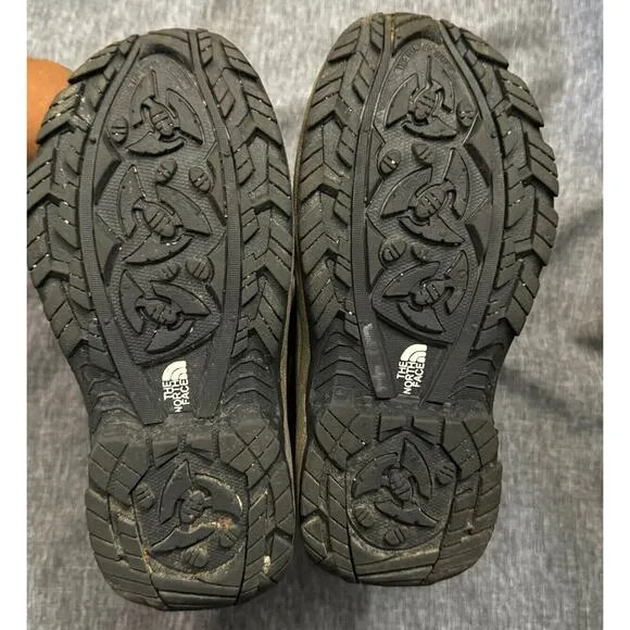 The North Face Winter Snow Boots Youth 2 Garcons Brown Insulation Round Toe