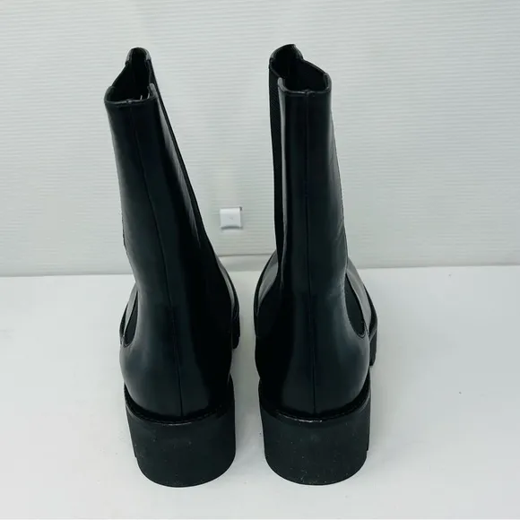THEORY***CHELSEA BOOTIE In Black Leather**EU 40; US 10 $475