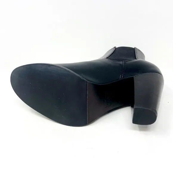 Thursday Boot Co Womens Black Avenue Leather Handcrafted Bootie