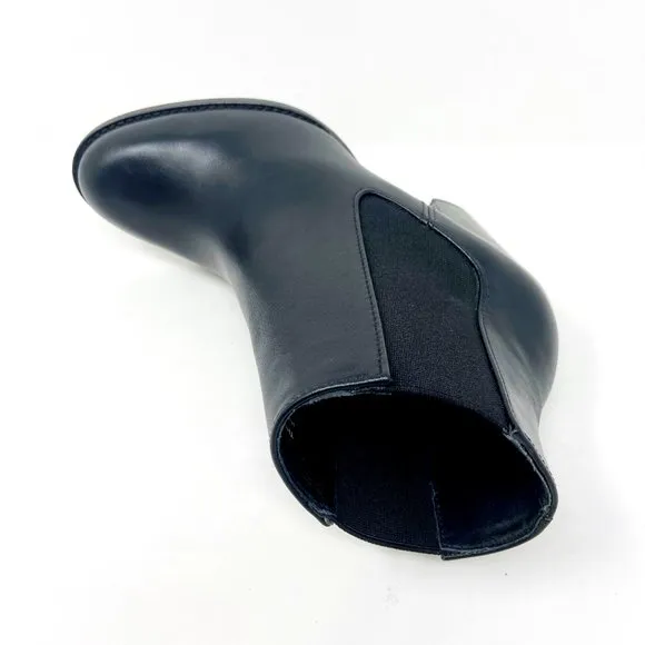 Thursday Boot Co Womens Black Avenue Leather Handcrafted Bootie