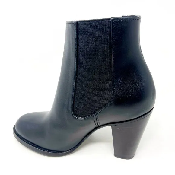 Thursday Boot Co Womens Black Avenue Leather Handcrafted Bootie