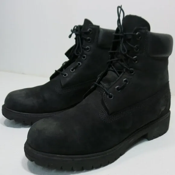 Timberland #10073 Nubuck Leather High Top Hiking Soft Toe Work Boots 8 M