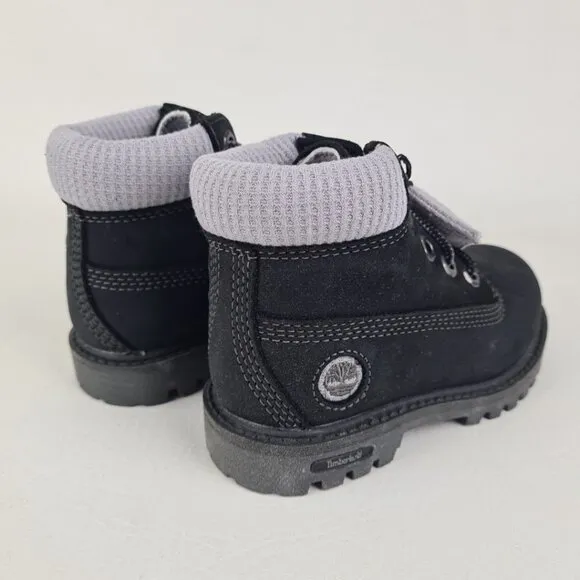 Timberland 6In Premium Thrml 55807 TODDLER Boots Outdoors Black Leather