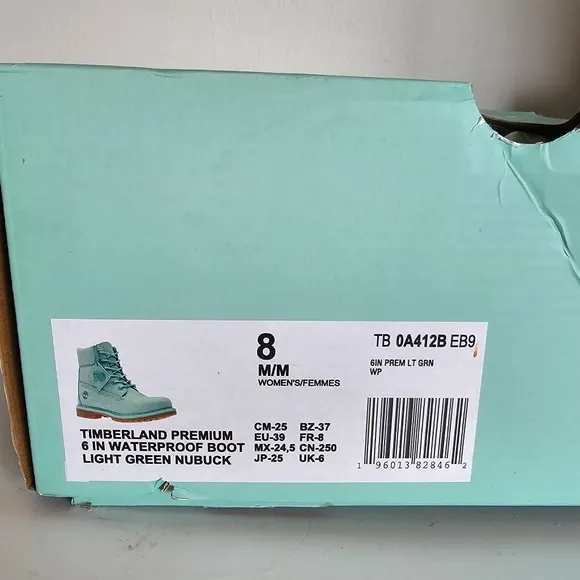 Timberland® Boots 50th Anniversary 6-Inch Waterproof &amp; Insulated Women's Size 8