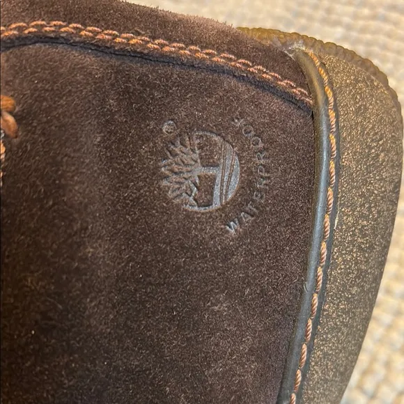 Timberland Brown Lace Up Boots with Rustic Style