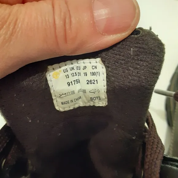 TIMBERLAND Chillberg Brown/Black Kids Boots- Size 13.