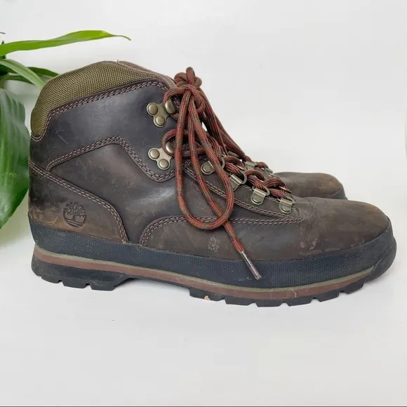 Timberland Classic Leather Euro Hiker Brown Men’s 9