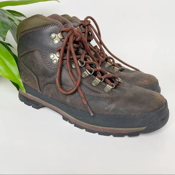 Timberland Classic Leather Euro Hiker Brown Men’s 9