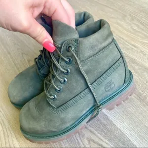 Timberland Classic Waterproof Winter Boots | Unisex Green Hiking Boots