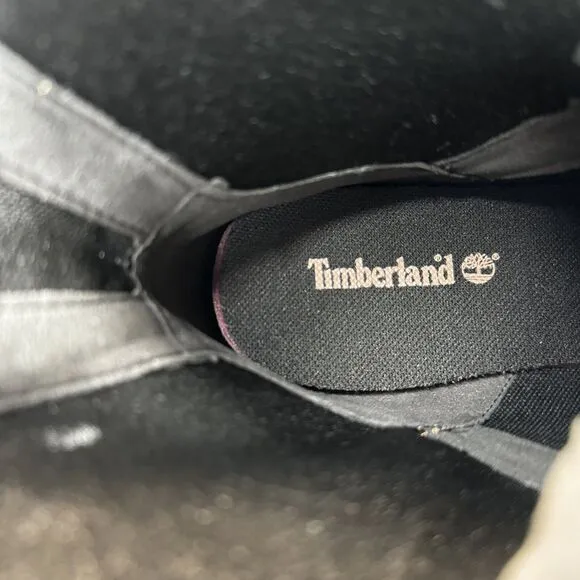 Timberland Kori Park Chelsea Boots Leather Nubuck Brown Leopard Booties Size 9