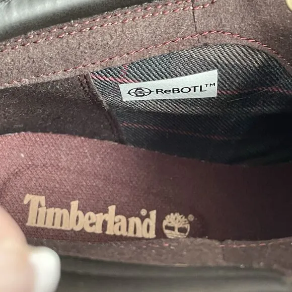 Timberland LONDON SQUARE Boots Women’s 9 Leopard Calf Hair Hiking Combat NEW