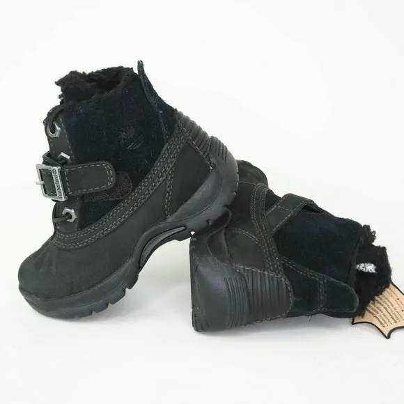 Timberland Mallard Winter Toddlers Boots Snow Black Vintage Suede 91835 M