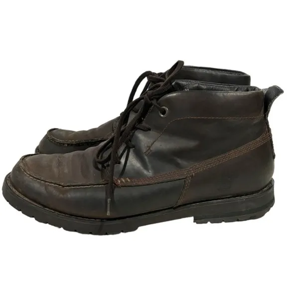 Timberland Men's 54568 Baluster Chukka Boots in Dark Brown Leather Size 9.5