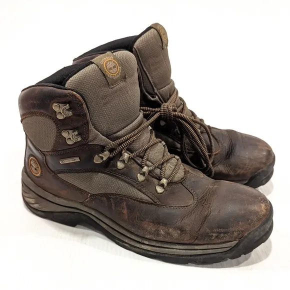 TIMBERLAND Men's Chocorua Trail mid brown leather waterproof hiking boots