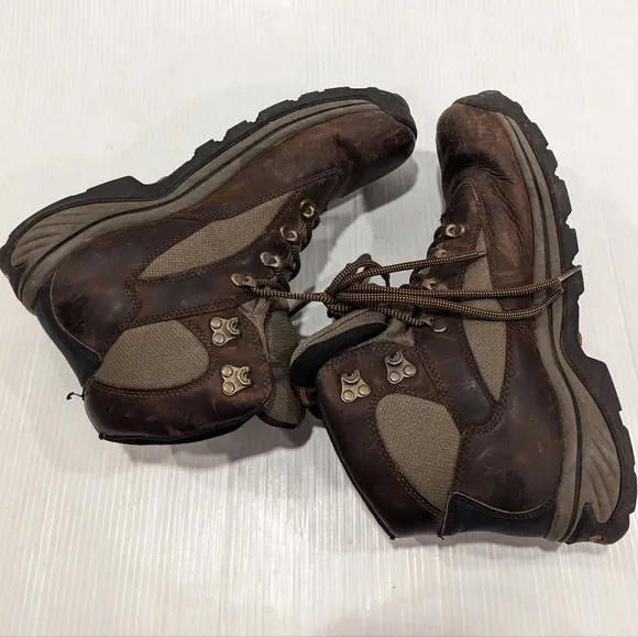 TIMBERLAND Men's Chocorua Trail mid brown leather waterproof hiking boots