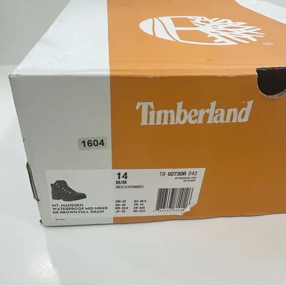 Timberland Men's Mt. Maddsen Mid Waterproof Hiking Boot