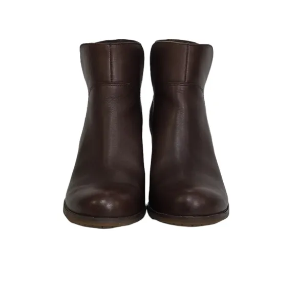 Timberland New Rudston Leather Ankle Boots in Dark Brown Womens Size 6 M
