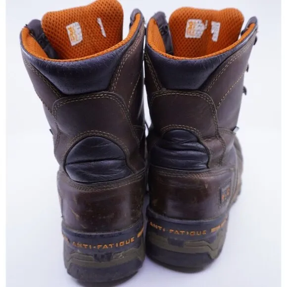 Timberland Pro Boondock Waterproof Insulated Brown 8&quot; Boot TB0A128P 214 Mens 9.5